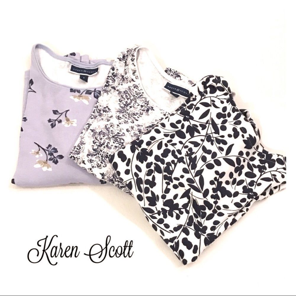 EUC Karen Scott Shirt Bundle